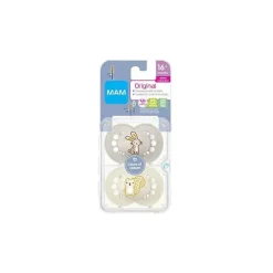 MaM Original Matte Chupeta 2 Pacote Cinza e Bege 16+M