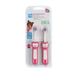 MAM 2-Pack 6+ Meses Escova de Dentes - Rosa