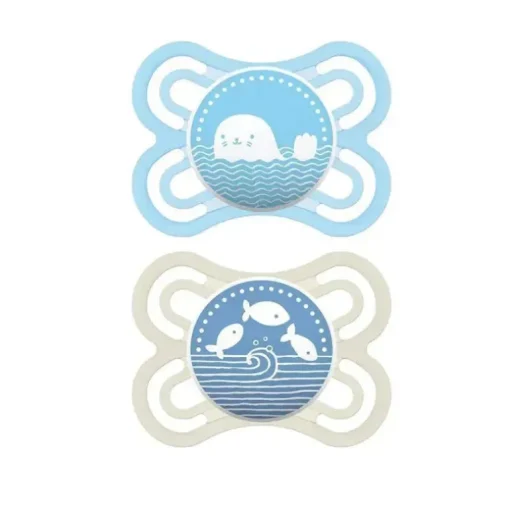 MAM 2-Pack 0-6M Perfect Chupeta - Azul