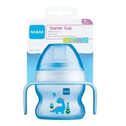 MAM Starter Cup com alças, menino, 5 oz