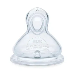 Mamadeiras anti-cólicas de fluxo suave NUK 6-18 meses, 2 unidades
