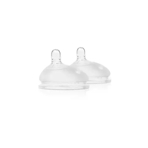 Mamadeiras de fluxo médio de mamadeira Ola Baby Gentle 3-6M (2 unidades)