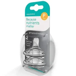 Mamilos de Silicone Nanobebe - Pacote Twin - Preemie