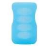 Manga de garrafa de vidro de pescoço largo Dr Brown 9 onças - azul