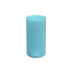Manga estreita para garrafa de vidro de 8 onças / 250 ml do Dr. Brown | Manga de mamadeira 100% silicone - azul