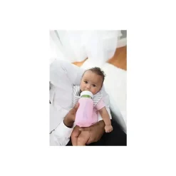 Manga para mamadeira de vidro estreito Dr. Brown's 8 onças / 250 ml - rosa claro