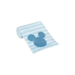Manta de bebê do Mickey Mouse Lambs &amp; Ivy azul claro