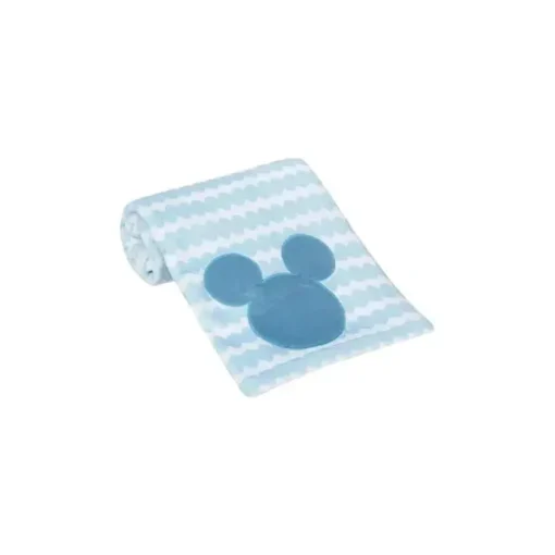 Manta de bebê do Mickey Mouse Lambs &amp; Ivy azul claro