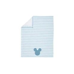 Manta de bebê do Mickey Mouse Lambs &amp; Ivy azul claro