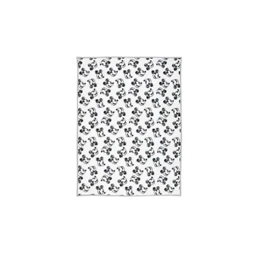 Manta de bebê do Mickey Mouse Lambs &amp; Ivy preto e branco