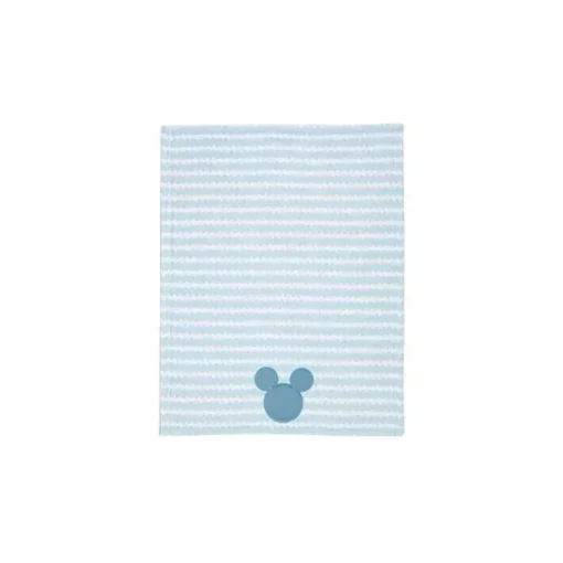 Manta de bebê do Mickey Mouse Lambs &amp; Ivy azul claro