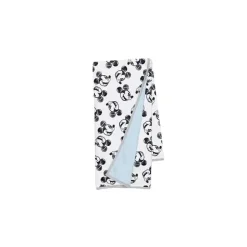 Manta de bebê do Mickey Mouse Lambs &amp; Ivy preto e branco