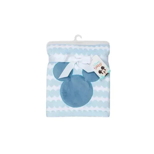Manta de bebê do Mickey Mouse Lambs &amp; Ivy azul claro