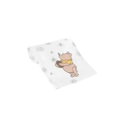 Manta de bebê Lambs &amp; Ivy Ivory Winnie The Pooh