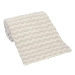 Manta de bebê macia Chevron Chenille Lambs &amp; Ivy