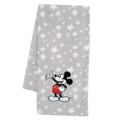 Manta para bebê de lã macia Lambs &amp; Ivy, Mickey Mouse