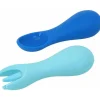 Marcus &amp; Marcus - Conjunto de colher e garfo de silicone, Lucas