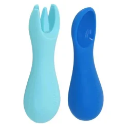 Marcus &amp; Marcus - Conjunto de colher e garfo de silicone, Lucas