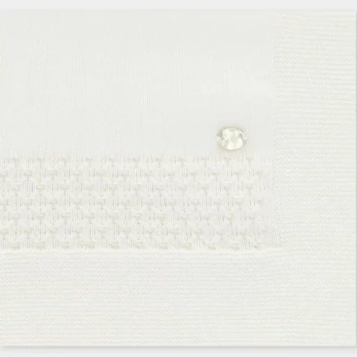 Martin Aranda - Baby Blanket Knit Albi One Size Blanco Roto