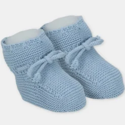 Martin Aranda - Baby Booties Knit Montefioralle, Azul Océano