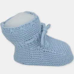 Martin Aranda - Baby Booties Knit Montefioralle, Blanco Roto