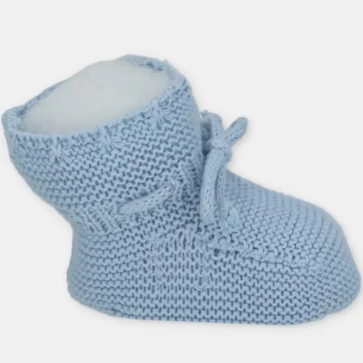 Martin Aranda - Baby Booties Knit Montefioralle, Blanco Roto