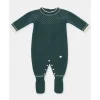 Martin Aranda - Baby Boy Long Romper Piedra, Dark Blue