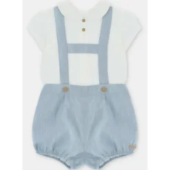 Martin Aranda - Baby Set Shirt & Bloomer Woven Fabric Capri, Arena