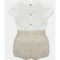 Martin Aranda - Baby Set Shirt & Bloomer Woven Fabric Firenze, Arena
