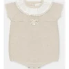 Martin Aranda - Baby Short Knit Romper Volterra, Lavanda