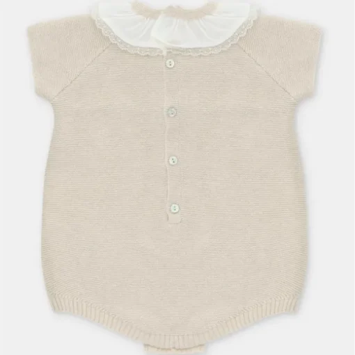 Martin Aranda - Baby Short Knit Romper Volterra, Lavanda