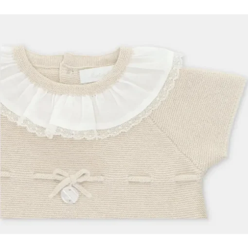 Martin Aranda - Baby Short Knit Romper Volterra, Lavanda