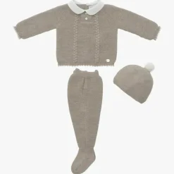 Martin Aranda - Conjunto Leve-me para Casa Little Fox Sweater, Leggins &amp; Bonnet, Vermelho