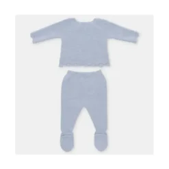 Martin Aranda - Conjunto Take Me Home Suéter e Leggings Malha Nel Blu, Branco