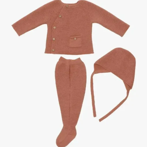 Martin Aranda - Leve-me para casa conjunto suéter, leggins e gorro Potter, camelo