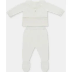 Martin Aranda - 2Pk Set Sweater & Leggings Knit Albi, Blanco Roto