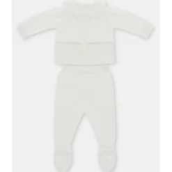 Martin Aranda - 2Pk Set Sweater & Leggings Knit Albi, Blanco Roto