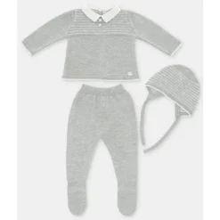 Martin Aranda - Take Me Home Conjunto Suéter, Leggings e Gorro Glace, Azul Claro
