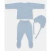 Martin Aranda - Take Me Home Set Sweater, Leggings & Bonnet Dolcezza, Light Blue