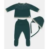 Martin Aranda - Take Me Home Set Sweater, Leggings & Bonnet Dark Blue