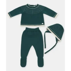 Martin Aranda - Take Me Home Set Sweater, Leggings & Bonnet Dark Blue