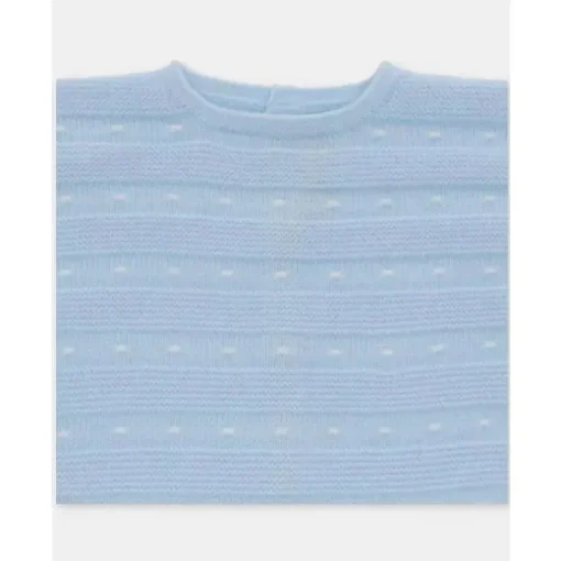 Martin Aranda - Take Me Home Set Sweater, Leggings & Bonnet Dolcezza, Light Blue