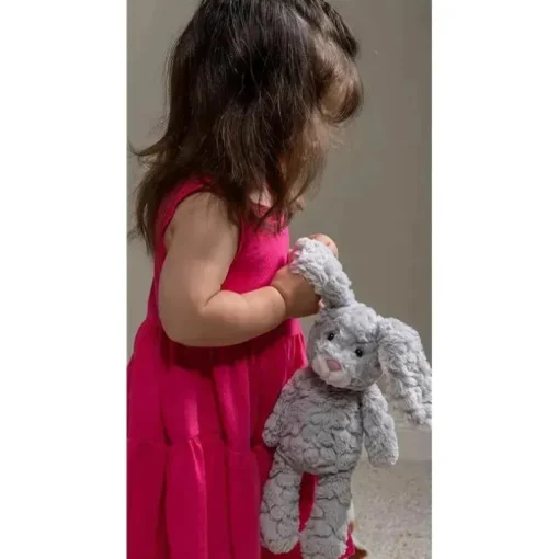 Mary Meyer - brinquedo macio de pelúcia de massa de vidraceiro, 11 polegadas, coelhinho sombra cinza