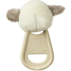 Mary Meyer - Brinquedos de dentição Simplesmente mordedor de silicone com brinquedo macio, 6 polegadas, cordeiro