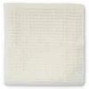 Mary Meyer - Lulujo Waffle Blanket, Cream Vanilla