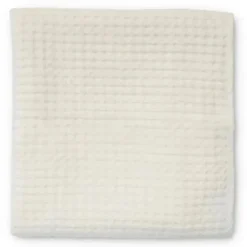 Mary Meyer - Lulujo Waffle Blanket, Cream Vanilla