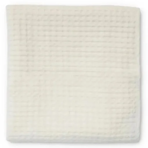 Mary Meyer - Lulujo Waffle Blanket, Cream Vanilla