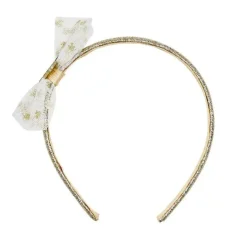 Mastoys - Acessórios para cabelo Tiara Laço Dourado, Minnie