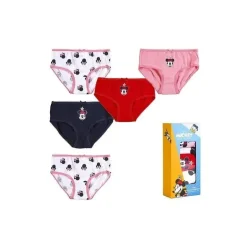 Mastoys - Pacote de calcinhas de jersey simples de 5 peças da Minnie