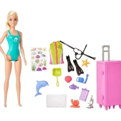 Mattel - Barbie Bióloga Marinha Playset